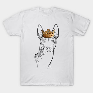 Xoloitzcuintli Dog King Queen Wearing Crown T-Shirt